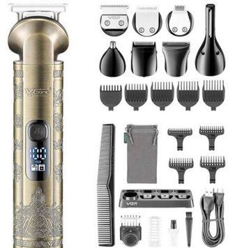 Набір для догляду за волоссям та бородою VGR V-110 8в1 Professional