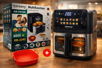 Професійна аерофритюрниця Rainberg RB-2342 12.5L, 4800W