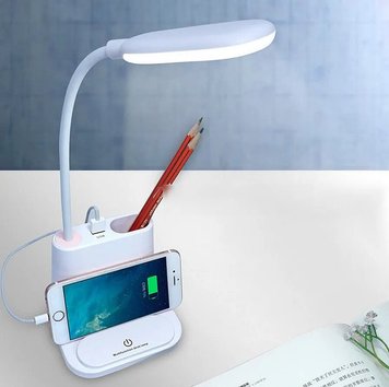 Настольная лампа USB с держателем для телефона multifunctional DESK LAMP - 1200Mah