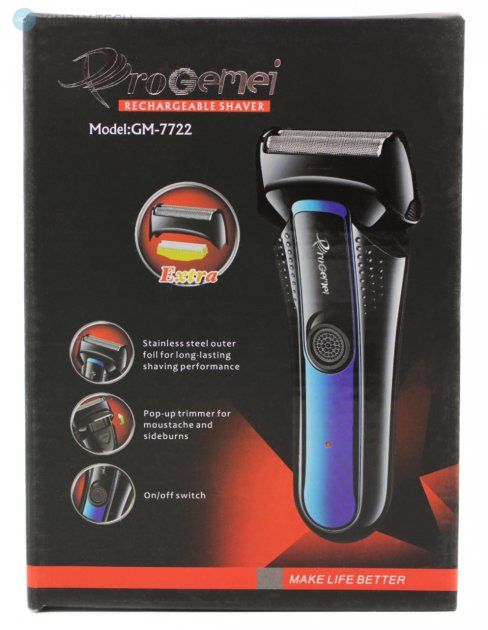 Електробритва для стрижки ProGemei для волосся та бороди GM-7722