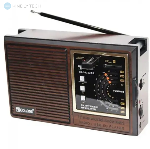 Радіоприймач на батарейках Golon RX-9933