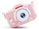 Детский цифровой фотоаппарат Cat Ears с автофокусом, Pink