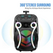 Портативна акустична система Bluetooth 40W ZQS15102 з бездротовим мікрофоном