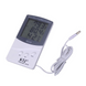 Цифровий термометр гігрометр TA 318 + виносний датчик температури