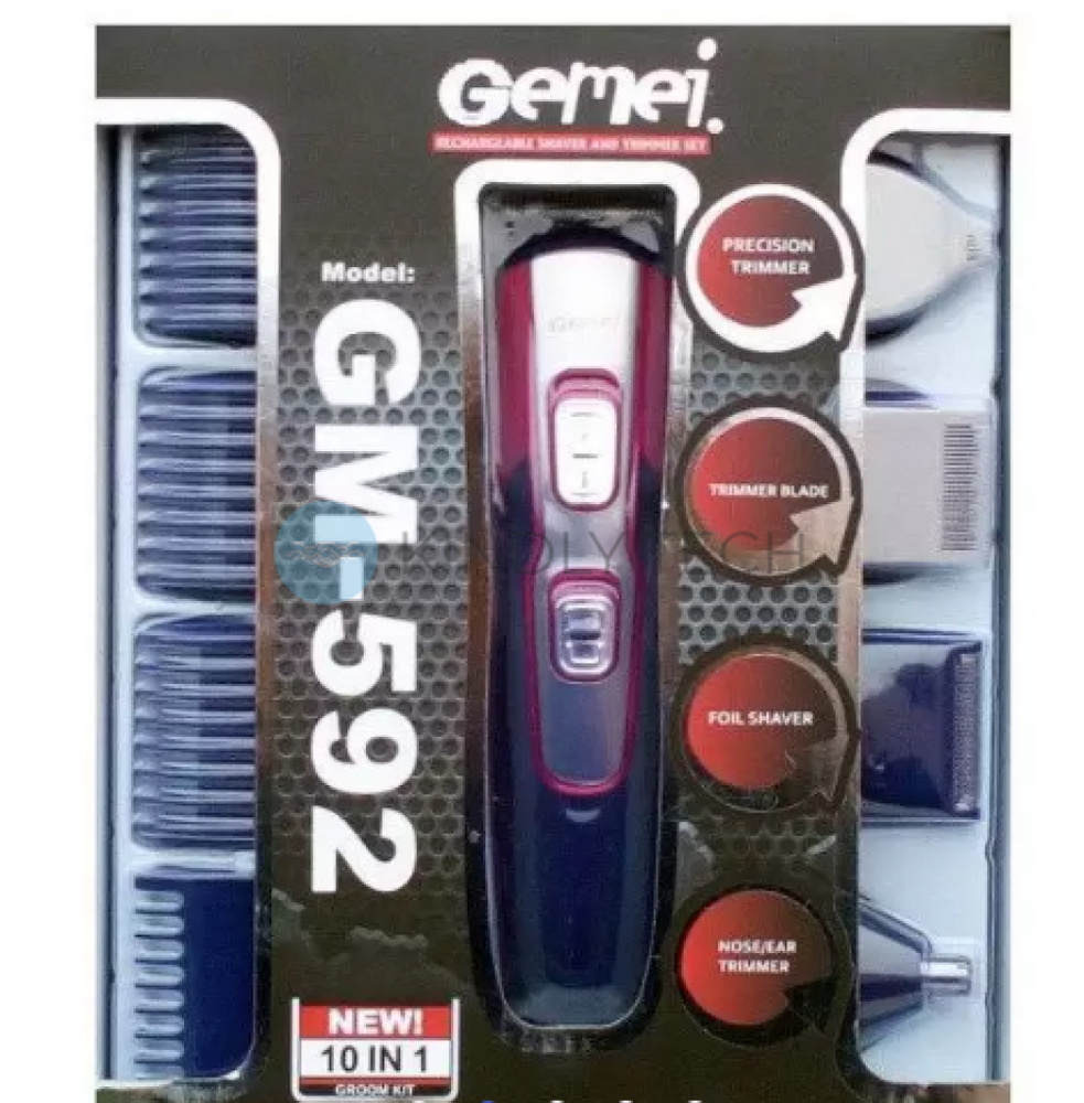 Акумуляторна машинка для стрижки Gemei Gm-592
