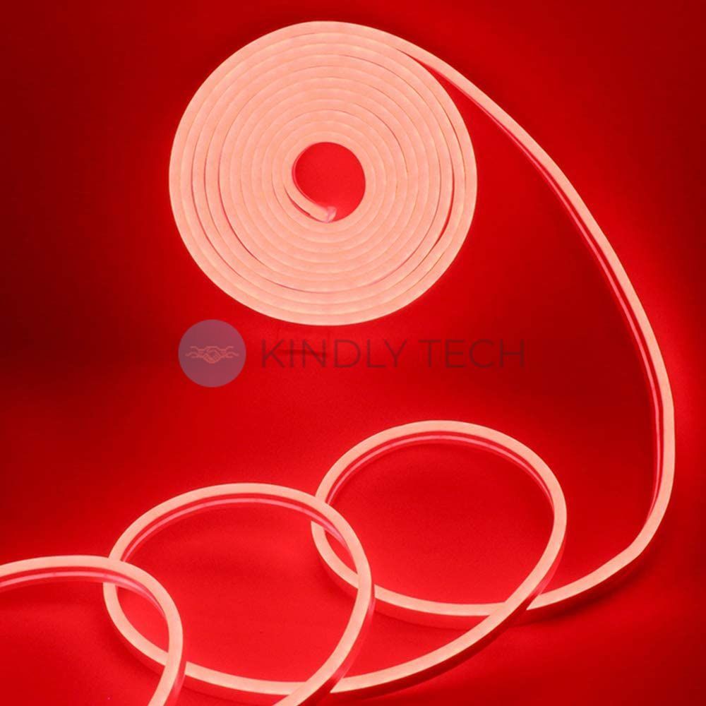 Светодиодная лента силиконовая LED NEON 12V-220V 5м, Red