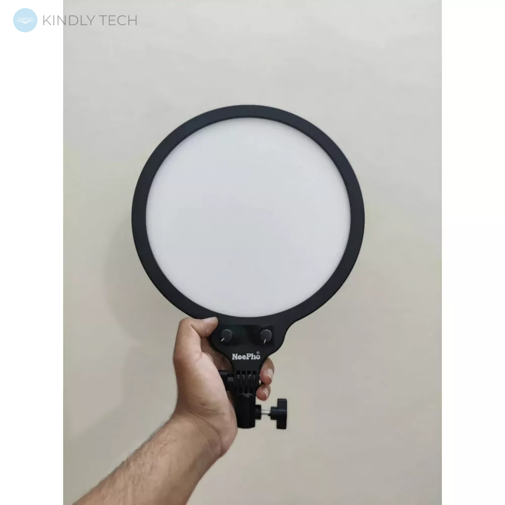 Кругла LED лампа для штатива 26 см, Neepho NP-26