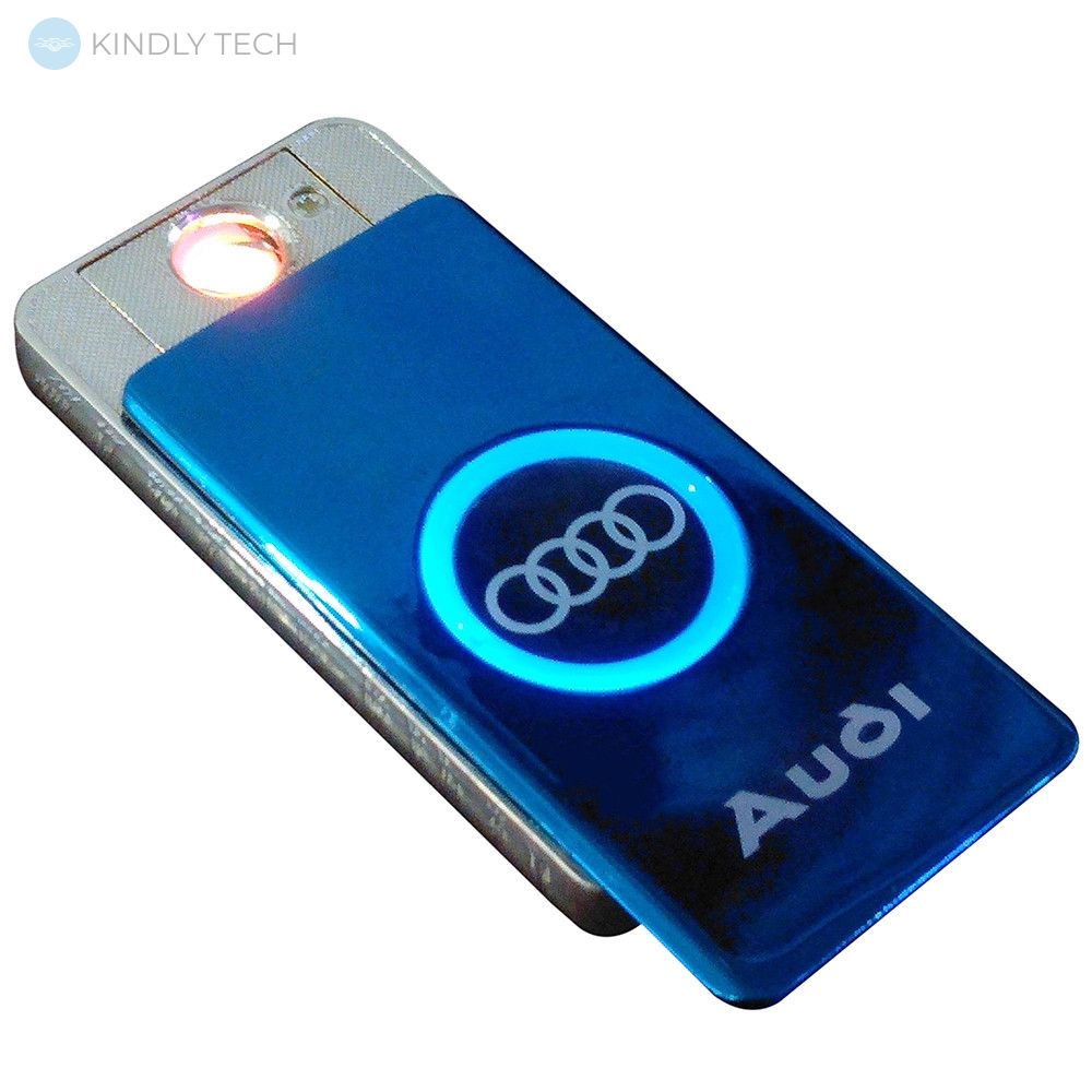 USB зажигалка Audi Синяя