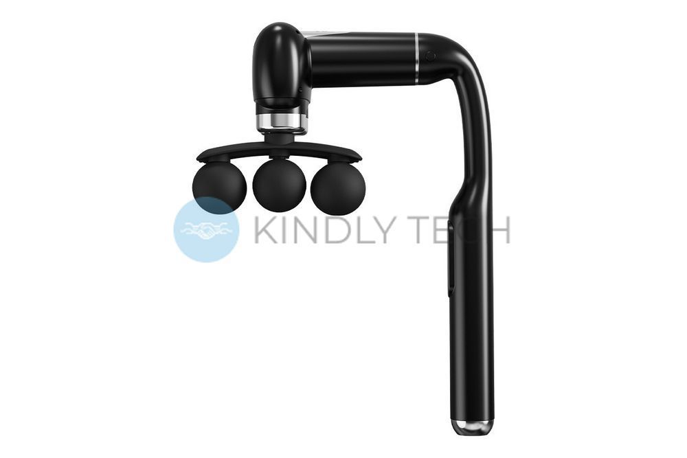 Мощный перкуссионный массажер MDHL MD-XY-15 Massage Gun с 10 насадками и аккумулятором 1800 мАч
