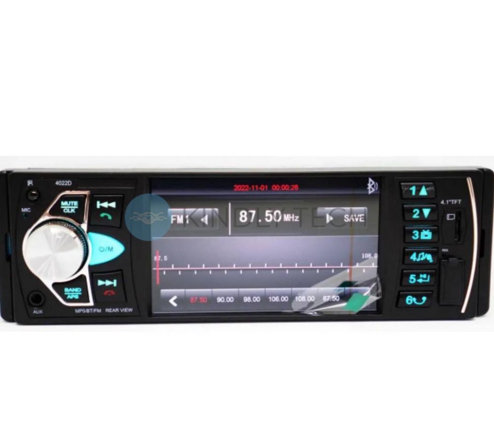 Автомагнитола 1DIN 4022 4.1 inch+ (Bluetooth)