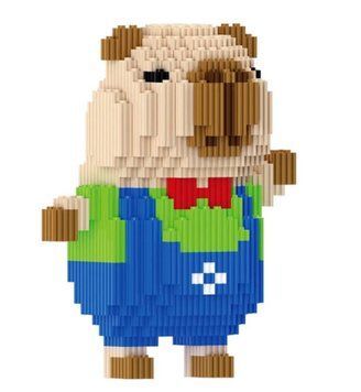 3D Конструктор Magic Blocks &laquo;Капібара&raquo; у синьому костюмі