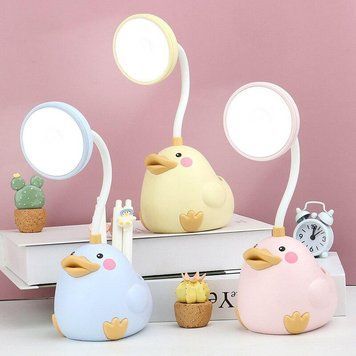 Дитяча настільна лампа Качка Duck LED Desk мікс
