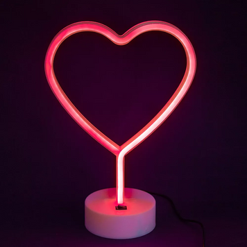 Ночной неоновый светильник &mdash; Neon Amazing &mdash; Heart Red