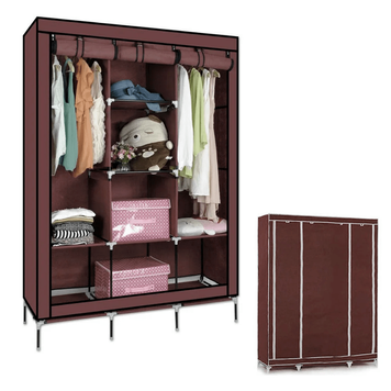 Складной тканевый шкаф Storage Wardrobe 88130 Коричневый