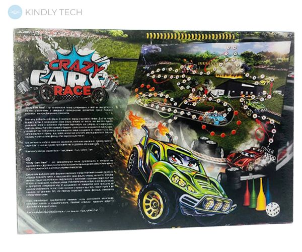 Настольная развлекательная игра "Crazy Cars Rally"