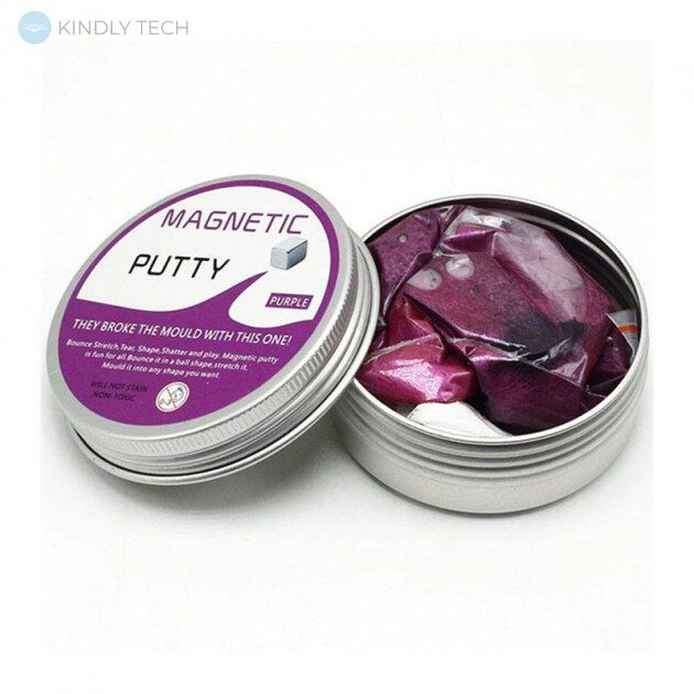 Розумний магнітний пластилін Magnetic Putty Фіолетовий