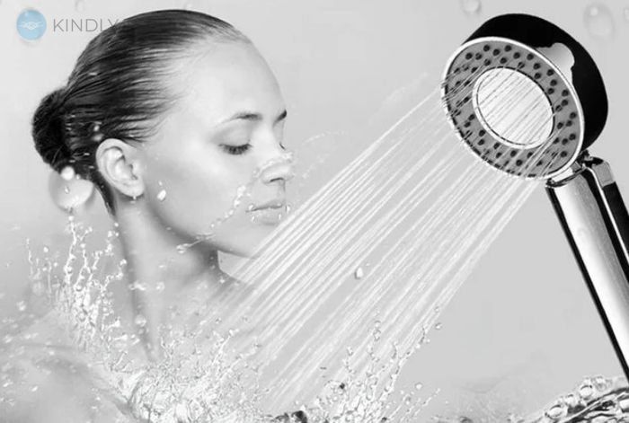 Душевая лейка двусторонняя Multifunctional Faucet душевая насадка с отсеком для шампуня 3 режима