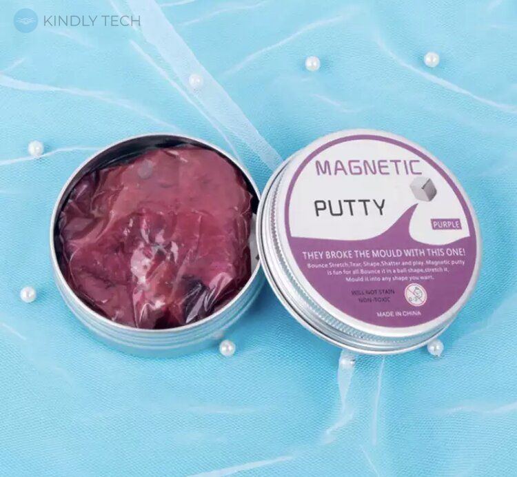 Розумний магнітний пластилін Magnetic Putty Фіолетовий