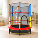 Дитячий батут JumpFit 140 см із захисною сіткою та навантаженням до 80 кг