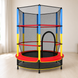 Дитячий батут JumpFit 140 см із захисною сіткою та навантаженням до 80 кг