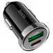 Автомобільний зарядний пристрій Car Charger | 20W | PD | QC3.0 — Hoco Z44 — Black
