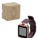 Розумний наручний смарт годинник Smart Watch DZ09 з камерою, Golden