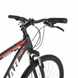 Велосипед горный с стальной рамой Konar KS-26"17 передние амортизаторы, Черный/красный