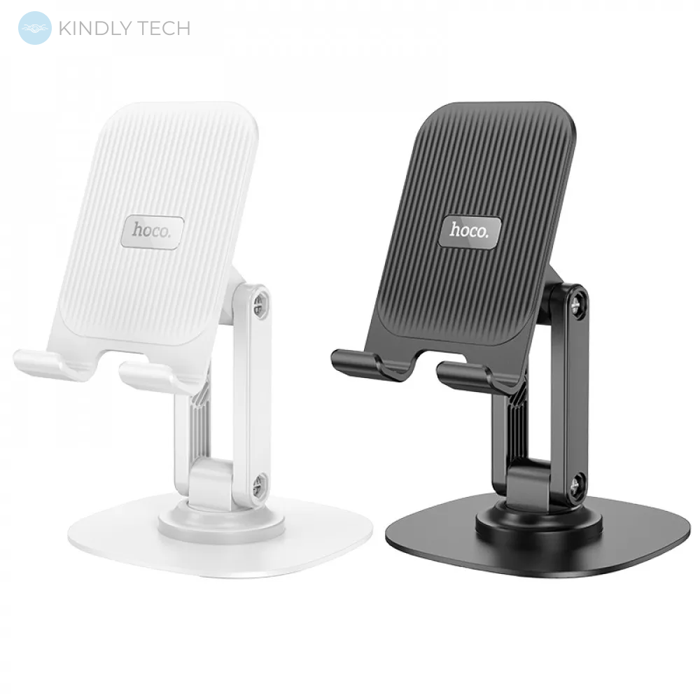 Держатель для телефона Holder — Hoco HD6 Winner dual-axis rotating desktop stand — black