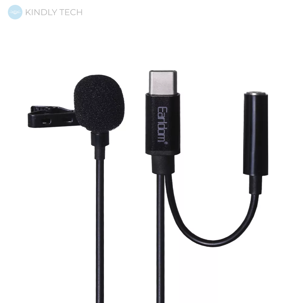 Мікрофон для телефону USB C — Earldom ET-E39
