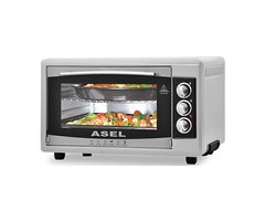 Мощная многофункциональная электрическая печь Asel AF-0723 на 50л./Серый