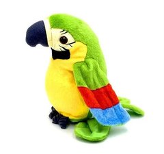 М'яка інтерактивна іграшка A-Toys Папуга-повторюшка, зелений, 21 см