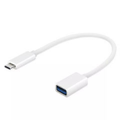 Перехідник OTG USB C To USB — (0.1m) White