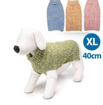 Теплий вʼязаний светрик для собак, XL 40 см, в асортименті