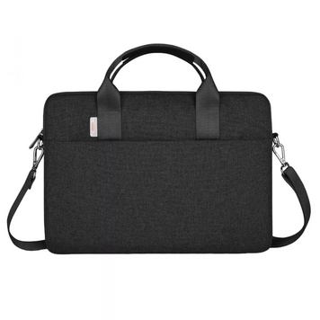 Сумка для ноутбука Чехол для ноутбуков Дипломат 15.6" (16.2") — WiWU Minimalist Laptop Bag — Black