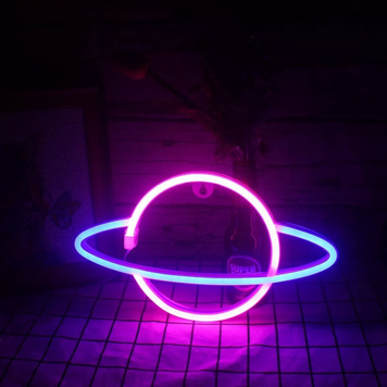 Ночной неоновый светильник &mdash; Neon Amazing &mdash; Jupiter Pink
