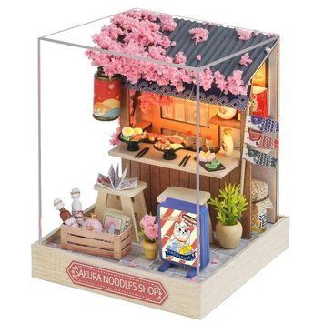 Румбокс 3D DIY Sakura noodles shop 9х9х11.5см