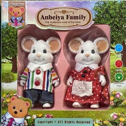 Чоловік та дружина мишки Anbeiya Family