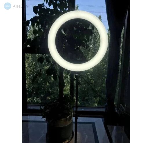 Кольцевая LED лампа LS-360 (35 см) Светодиодная лампа для селфи + пульт 3 крепл. тел.