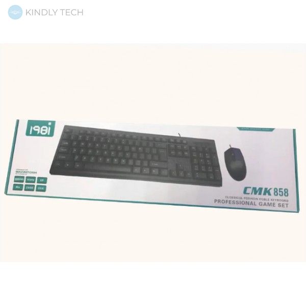 Комплект Клавиатура + мышка проводные CMK-858
