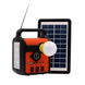 Фонарь PowerBank EP-371BT радио/блютуз с солнечной панелью мощность 9V 3W+лампочки