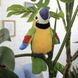 Мягкая интерактивная игрушка A-Toys Попугай - повторюшка, зеленый, 21 см