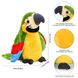 Мягкая интерактивная игрушка A-Toys Попугай - повторюшка, зеленый, 21 см