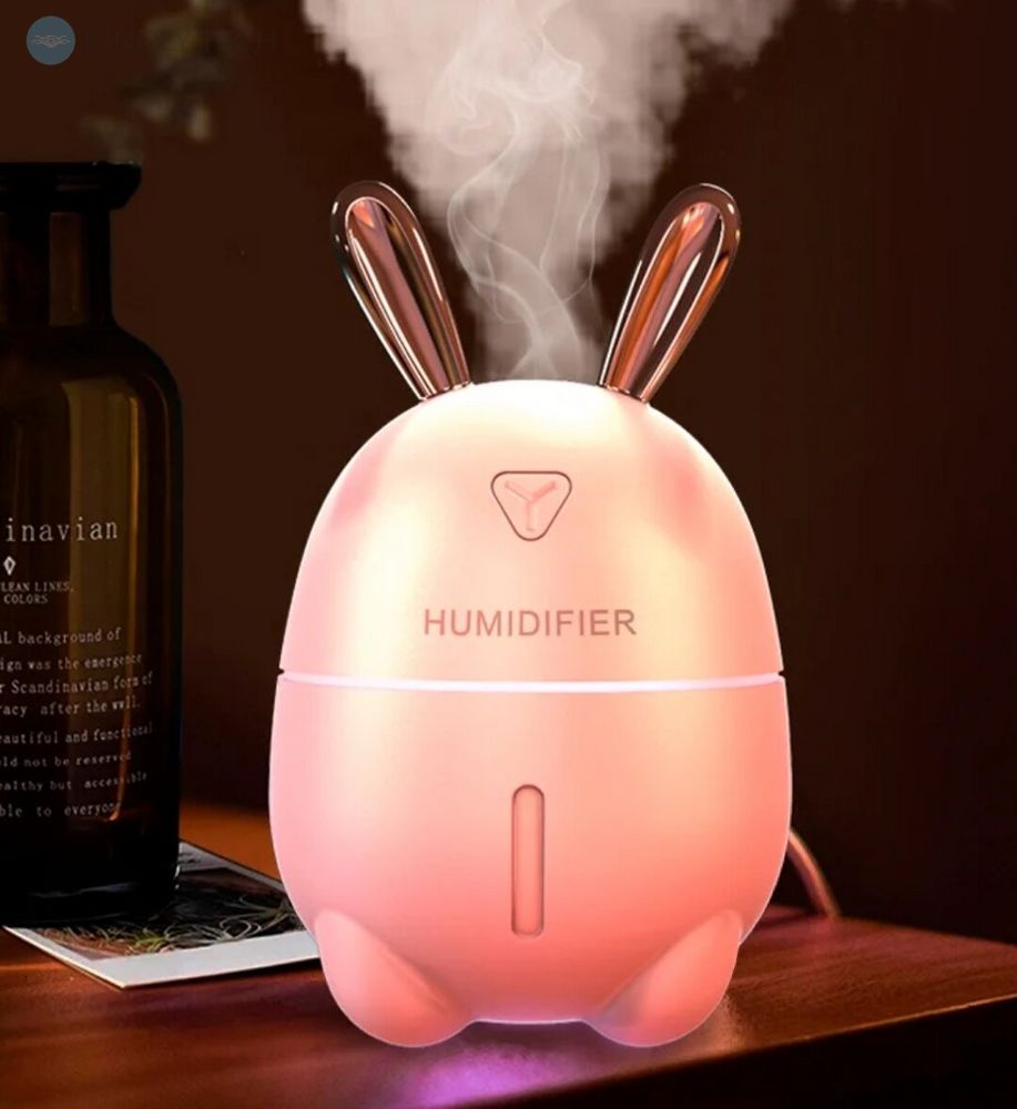Зволожувач повітря з підсвічуванням зайчик Humidifier, Pink