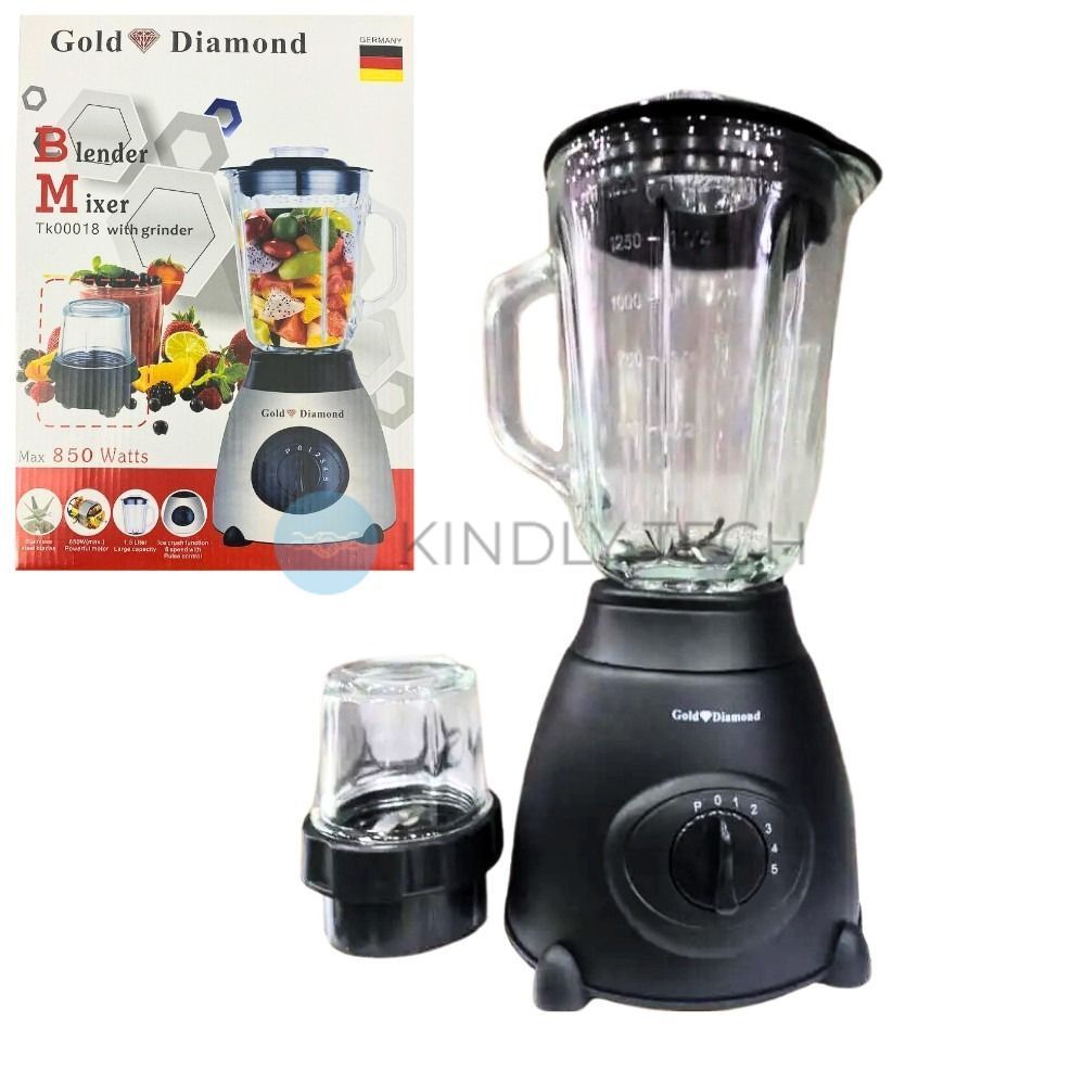Блендер універсальний Gold Diamond TK00018 850W, Чорний