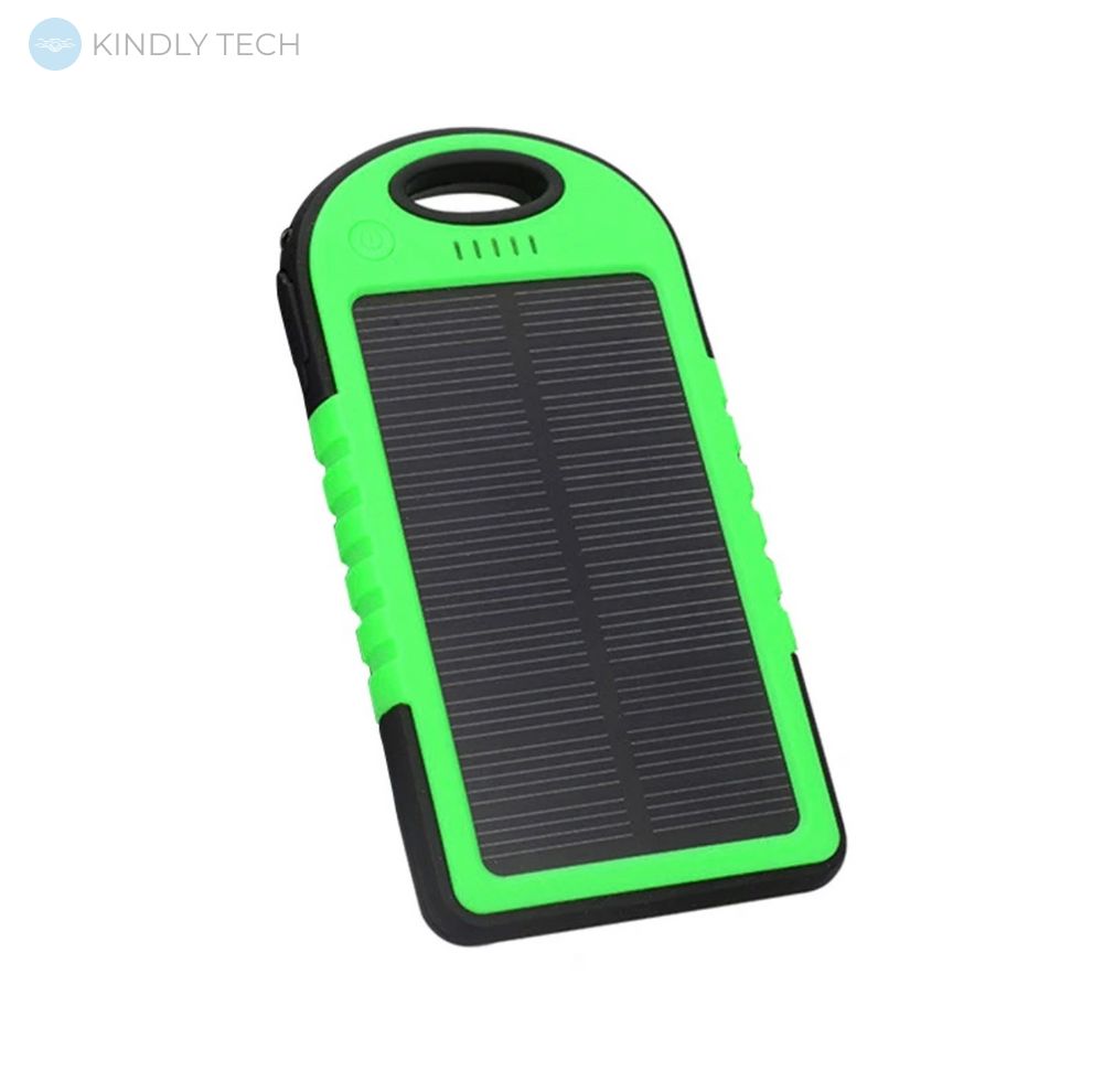 Повербанк Solar Charger 10000 mAh на сонячній батареї з LED ліхтариком Power Bank, В асортименті