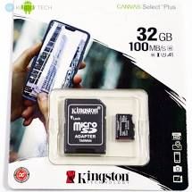 Карта пам'яті 32GB microSDHC Kingston Canvas Select Plus Class 10