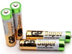Батарейки мини-пальчиковые (4 шт.) GP 1,5A-S2 Super Alkaline LR3, AAА