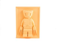 Настенный декор в детскую «Лего Росомаха», Жёлтый
