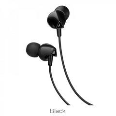 Дротові навушники з мікрофоном 3.5mm — Hoco M60 Perfect sound universal — Black
