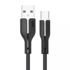 Кабель USB C 3A (1m) — Veron SC06 Silicon — Black